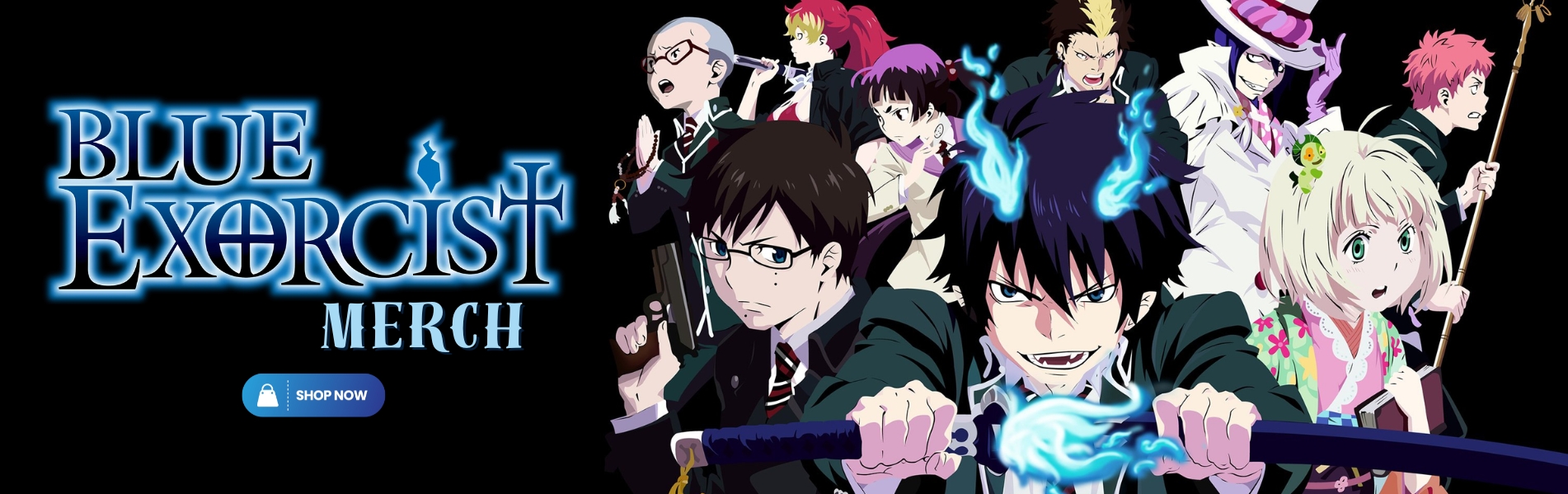 Blue Exorcist Merch Banner - Blue Exorcist Merch