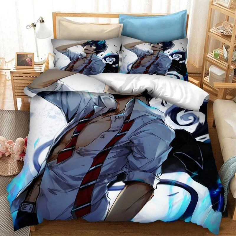 New Anime Blue Exorcist Bedding Set