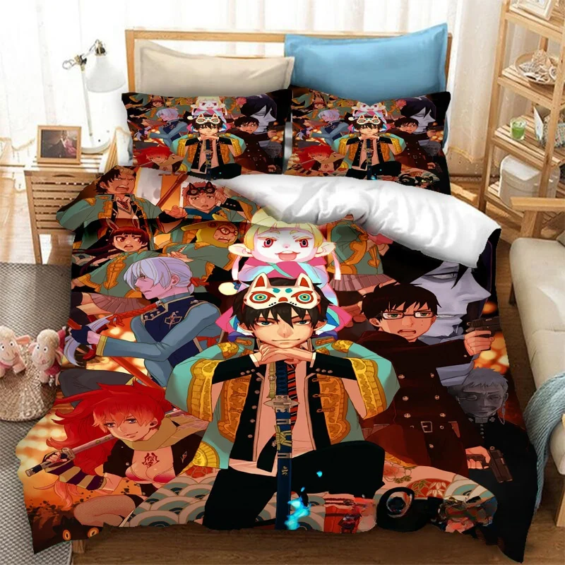 Best Item Anime Blue Exorcist Bedding Set