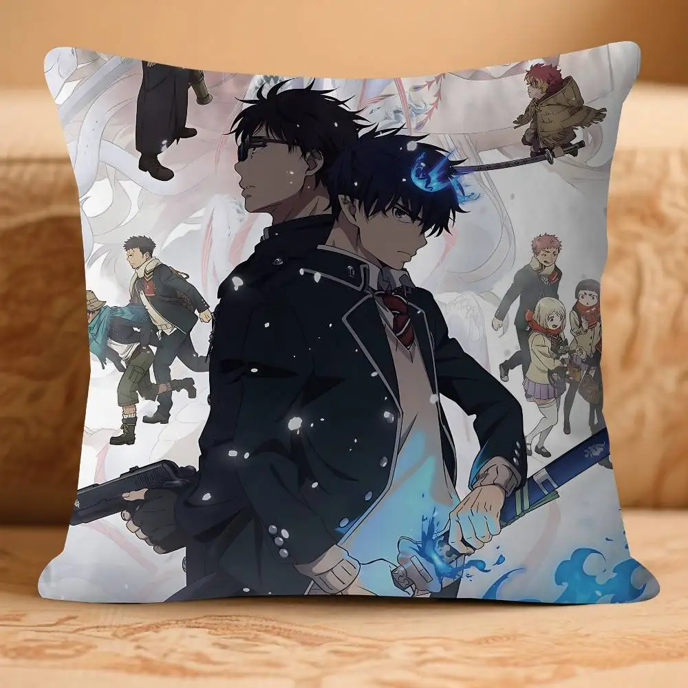 RIn & Yukio Anime Blue-Exorcist  Throw Pillow
