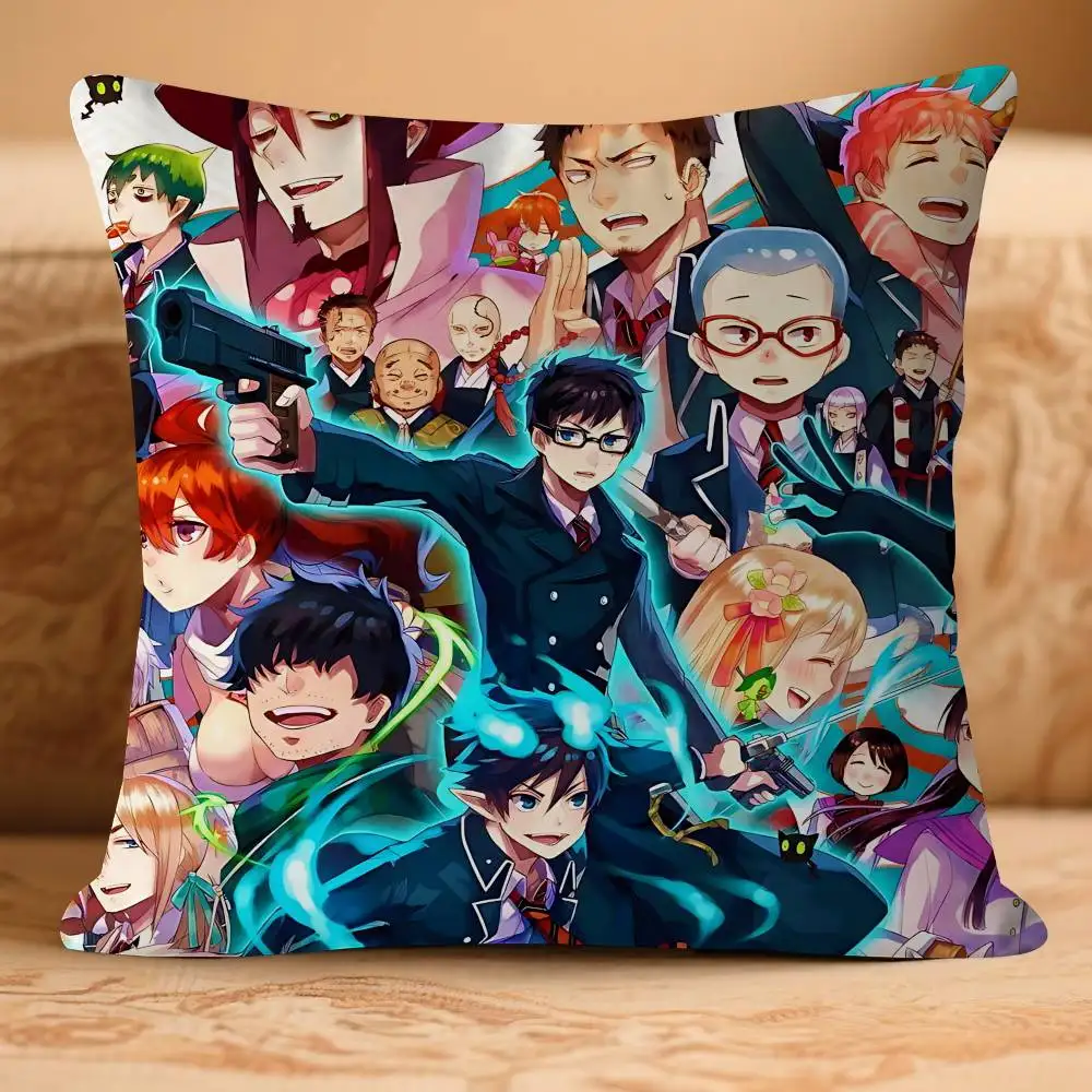 Hot Anime Blue-Exorcist  Throw Pillow