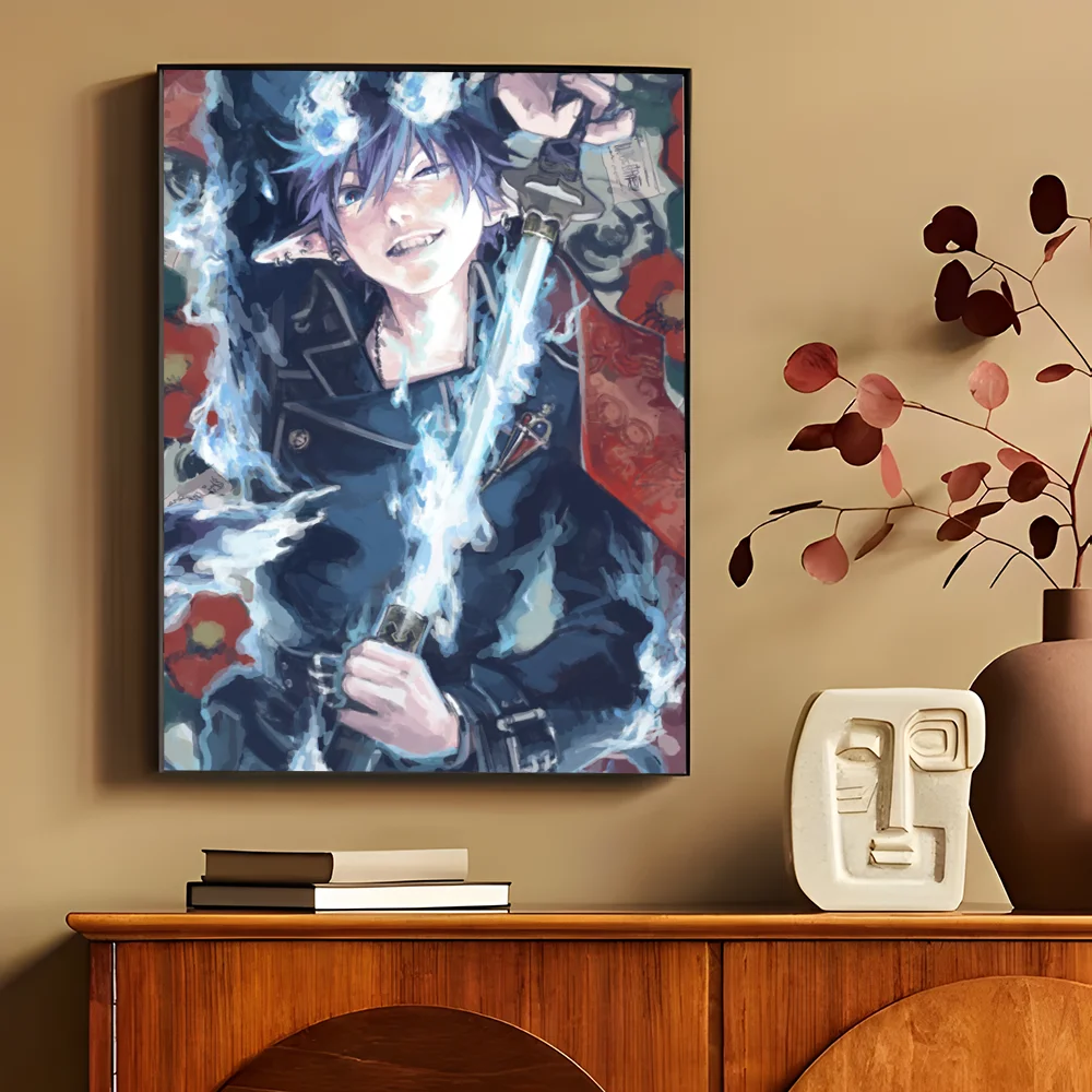Okumura Rin Smile Blue Exorcist HD Quality Wall Art