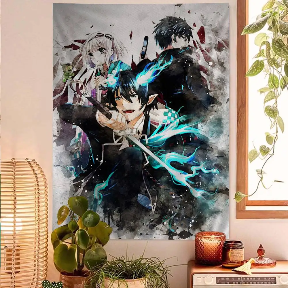 Rin, Yukio & Moriyama Blue Exorcist Hanging Tapestry