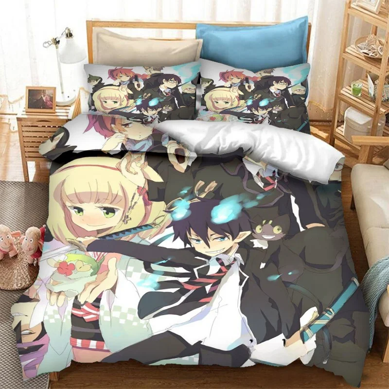 Hot Item Anime Blue Exorcist Bedding Set