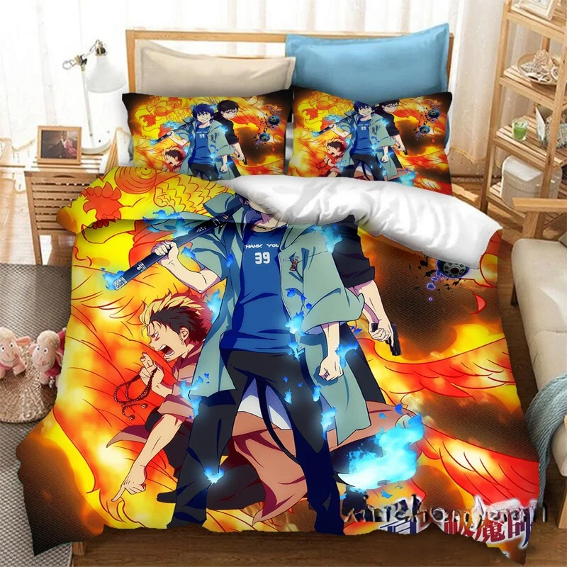 Must Have Anime Blue Exorcist Bedding Set