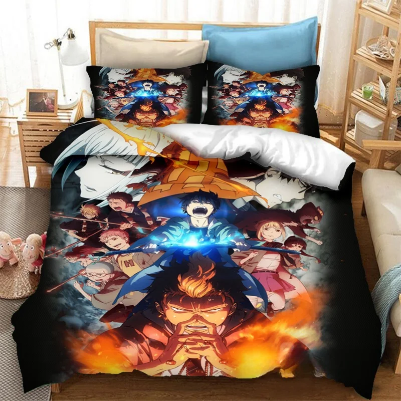 Anime Blue Exorcist Bedding Set