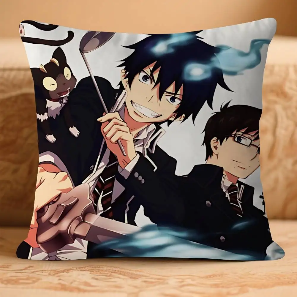 Must Try Anime Blue-Exorcist  Throw Pillow