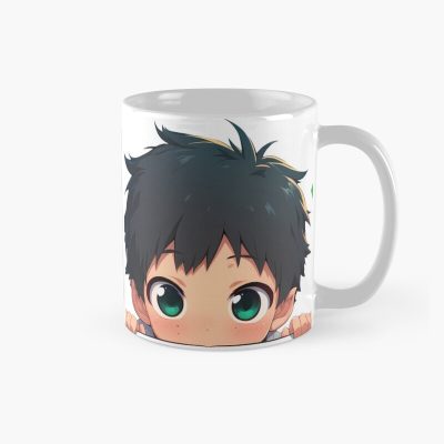 Renzo Shima Energetic Freckled Charmer Blue Exorcist Anime Mug