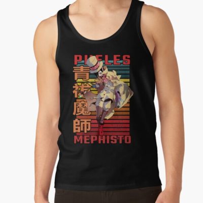 Mephisto Pheles Blue Exorcist Retro Anime Design Tank Top