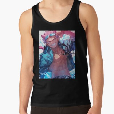 Renzo Shima Cheerful Scout Water Blue Exorcist Anime Tank Top