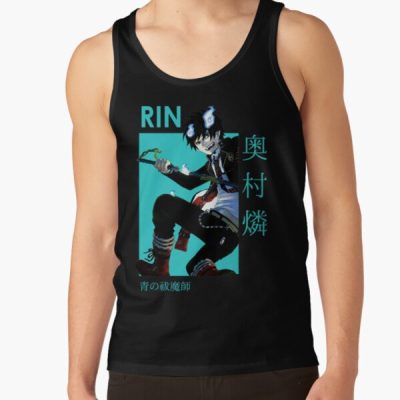 Rin Okumura Blue Exorcist Card Anime Tank Top