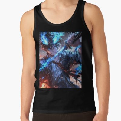 Rin Okumura Blue Exorcist Anime Demon Sword Action Tank Top