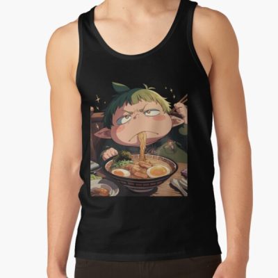 Amaimon Blue Exorcist Ramen Chibi Anime Demon Boy Green Hair Tank Top