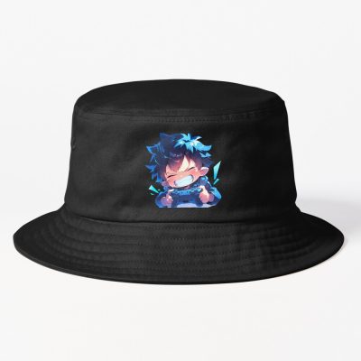 Renzo Shima Blue Exorcist Anime Chibi Gaming Playful Spark Bucket Hat