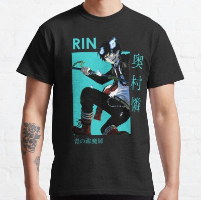 Rin Okumura Blue Exorcist Card Anime T-shirt