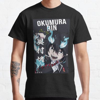 Blue Exorcist Rin Okumura Anime Character Ao No Exorcist T-shirt