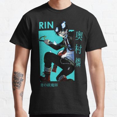 Rin Okumura Blue Exorcist Card Anime T-shirt