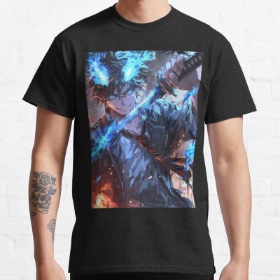 Rin Okumura Blue Exorcist Anime Demon Sword Action T-shirt
