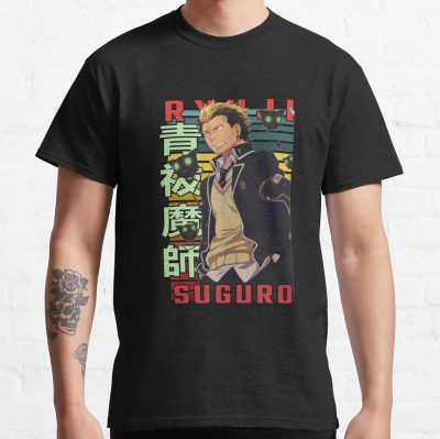 Ryuji Suguro Blue Fantasy Anime Exorcist Design T-shirt
