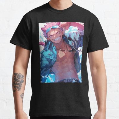 Renzo Shima Cheerful Scout Water Blue Exorcist Anime T-shirt