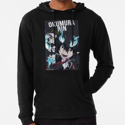 Blue Exorcist Rin Okumura Anime Character Ao No Exorcist Hoodie