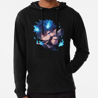 Rin Okumura Blue Exorcist Anime Chibi Gun Hoodie