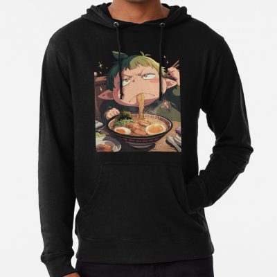 Amaimon Blue Exorcist Ramen Chibi Anime Demon Boy Green Hair Hoodie