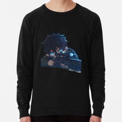 Rin Okumura Blue Exorcist Sniper Rifle Military Chibi Sweatshirt