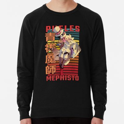 Mephisto Pheles Blue Exorcist Retro Anime Design Sweatshirt