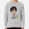 ssrcolightweight sweatshirtmensheather greyfrontsquare productx1000 bgf8f8f8 51 - Blue Exorcist Merch