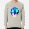 ssrcolightweight sweatshirtmensoatmeal heatherfrontsquare productx1000 bgf8f8f8 17 - Blue Exorcist Merch