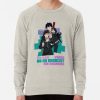 ssrcolightweight sweatshirtmensoatmeal heatherfrontsquare productx1000 bgf8f8f8 18 - Blue Exorcist Merch