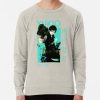 ssrcolightweight sweatshirtmensoatmeal heatherfrontsquare productx1000 bgf8f8f8 21 - Blue Exorcist Merch