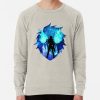 ssrcolightweight sweatshirtmensoatmeal heatherfrontsquare productx1000 bgf8f8f8 26 - Blue Exorcist Merch