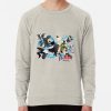ssrcolightweight sweatshirtmensoatmeal heatherfrontsquare productx1000 bgf8f8f8 29 - Blue Exorcist Merch