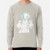 ssrcolightweight sweatshirtmensoatmeal heatherfrontsquare productx1000 bgf8f8f8 32 - Blue Exorcist Merch
