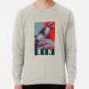ssrcolightweight sweatshirtmensoatmeal heatherfrontsquare productx1000 bgf8f8f8 35 - Blue Exorcist Merch