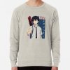 ssrcolightweight sweatshirtmensoatmeal heatherfrontsquare productx1000 bgf8f8f8 4 - Blue Exorcist Merch