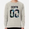 ssrcolightweight sweatshirtmensoatmeal heatherfrontsquare productx1000 bgf8f8f8 43 - Blue Exorcist Merch