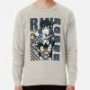 ssrcolightweight sweatshirtmensoatmeal heatherfrontsquare productx1000 bgf8f8f8 47 - Blue Exorcist Merch