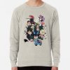ssrcolightweight sweatshirtmensoatmeal heatherfrontsquare productx1000 bgf8f8f8 48 - Blue Exorcist Merch