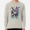 ssrcolightweight sweatshirtmensoatmeal heatherfrontsquare productx1000 bgf8f8f8 52 - Blue Exorcist Merch