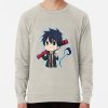 ssrcolightweight sweatshirtmensoatmeal heatherfrontsquare productx1000 bgf8f8f8 63 - Blue Exorcist Merch