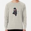 ssrcolightweight sweatshirtmensoatmeal heatherfrontsquare productx1000 bgf8f8f8 70 - Blue Exorcist Merch