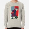 ssrcolightweight sweatshirtmensoatmeal heatherfrontsquare productx1000 bgf8f8f8 9 - Blue Exorcist Merch