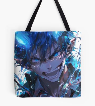 Rin Okumura Blue Exorcist Anime Fiery Demon Action Tote Bag