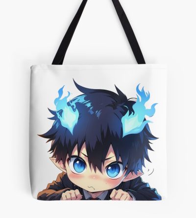 Rin Okumura Chibi Demon Exorcist Blue Exorcist Anime Tote Bag