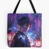 Yukio Okumura Stoic Wisteria Lantern Night Blue Exorcist Anime Tote Bag