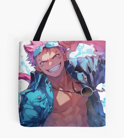 Renzo Shima Cheerful Scout Water Blue Exorcist Anime Tote Bag