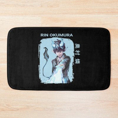 Exorcist Anime Okumura Rin Blue Bath Mat